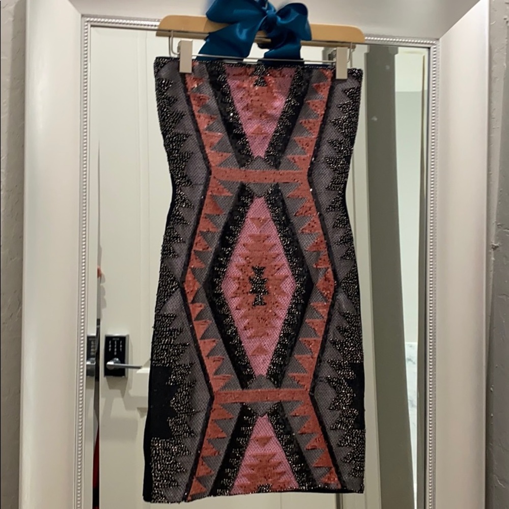 Romeo + Juliet couture beaded dress small